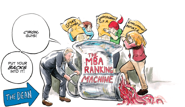 Business school ranking machine