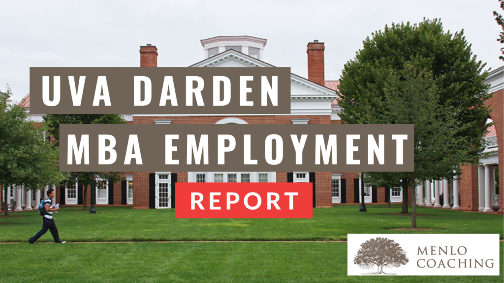 UVA Darden MBA Employment Report