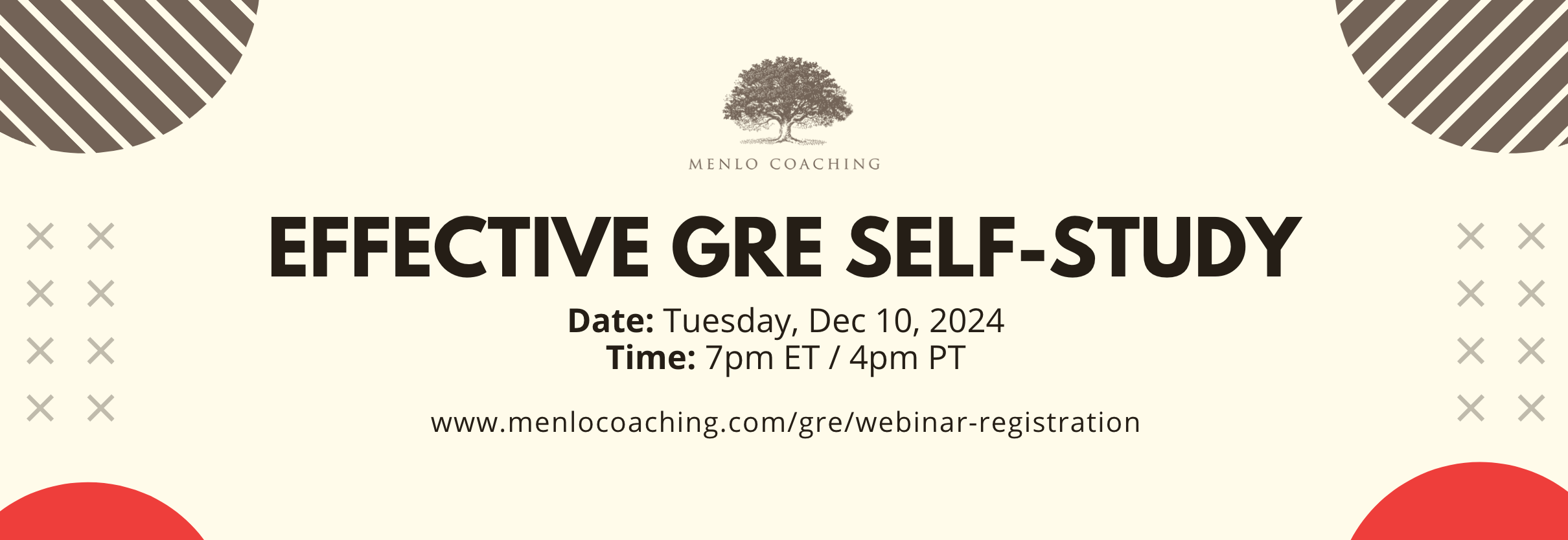 GRE Self-Study Webinar