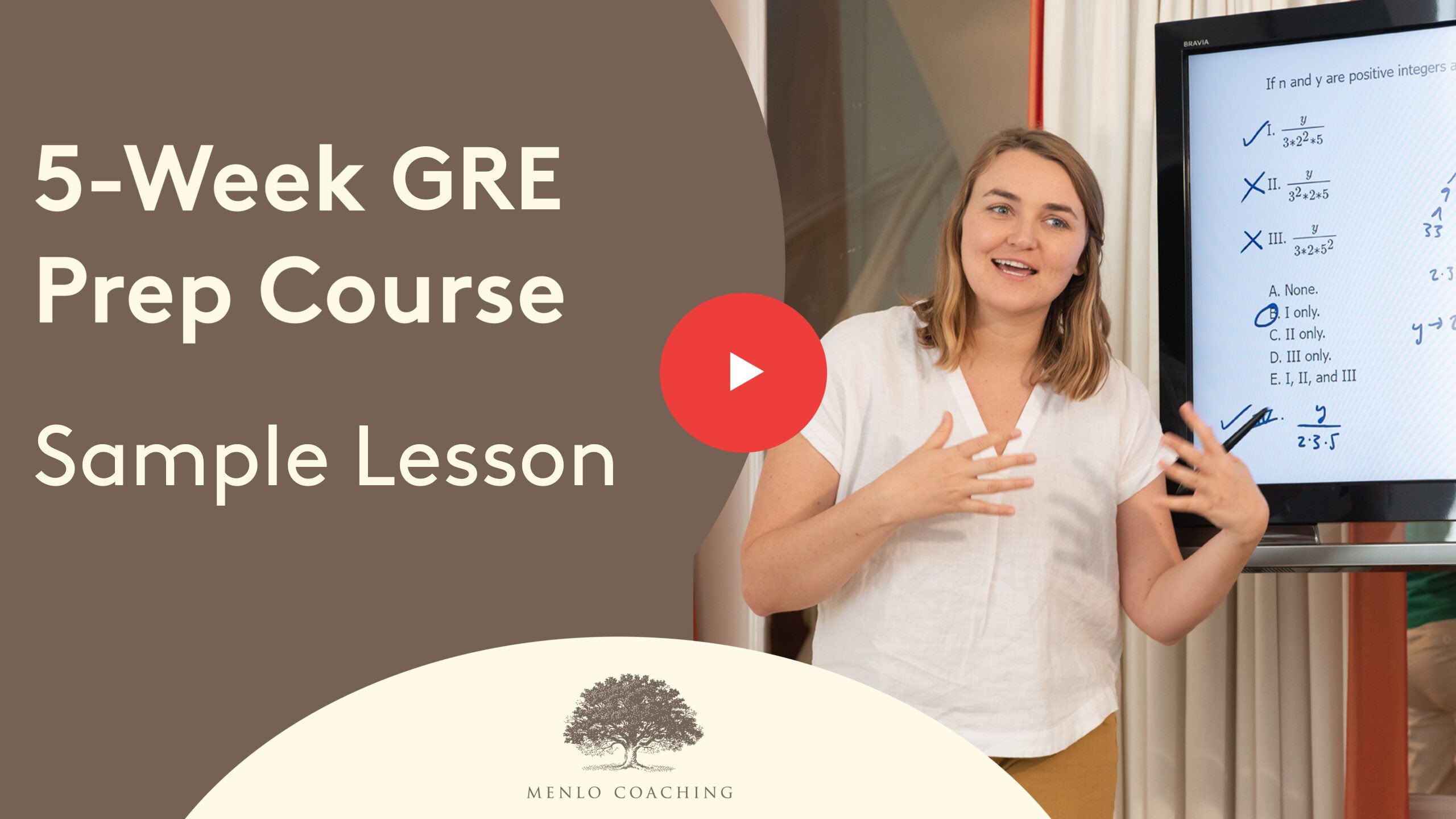 GRE Sample Lesson
