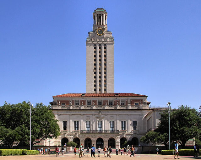 The Main Building of the University of Texas at Austin
