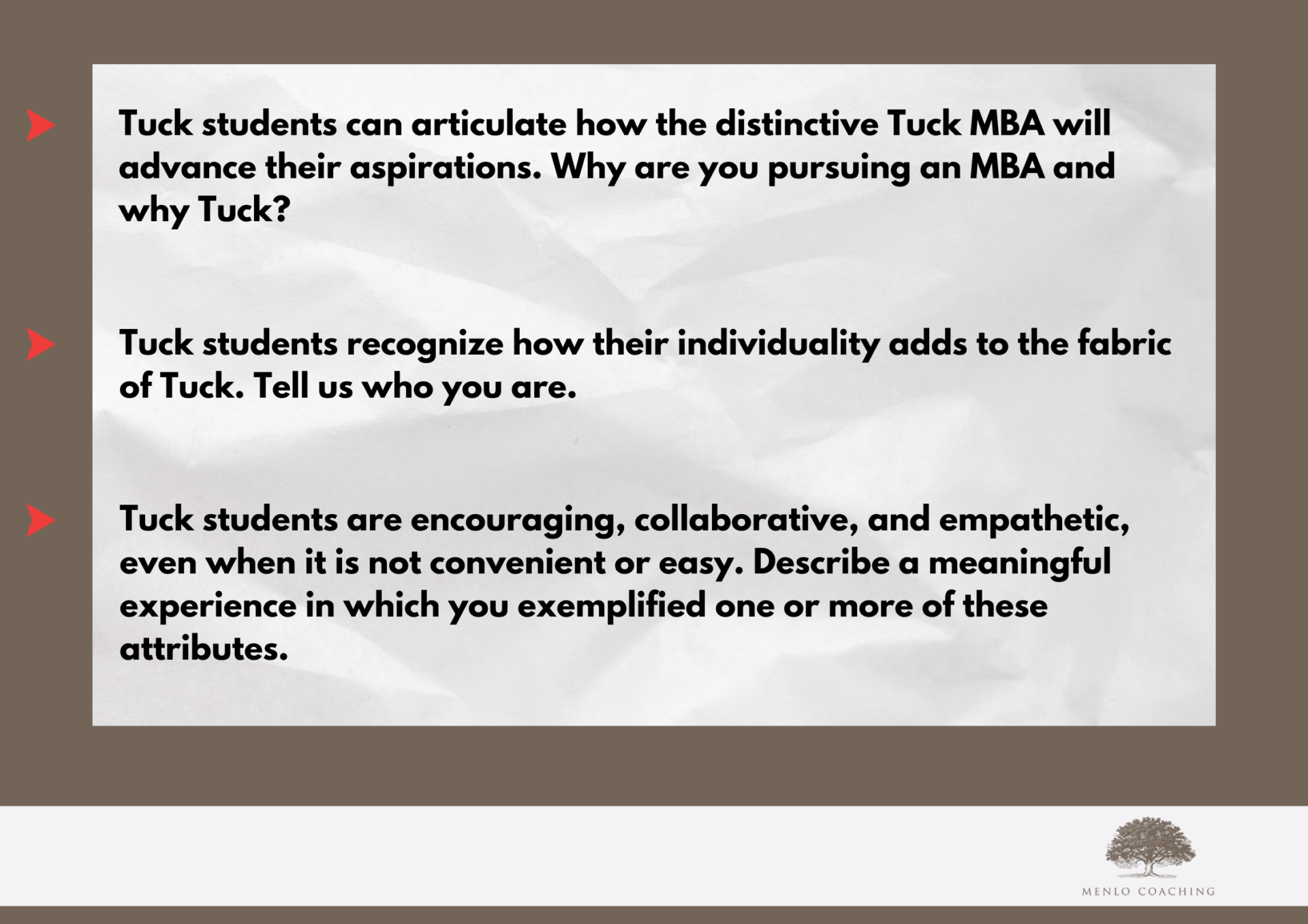 tuck mba essays 2023