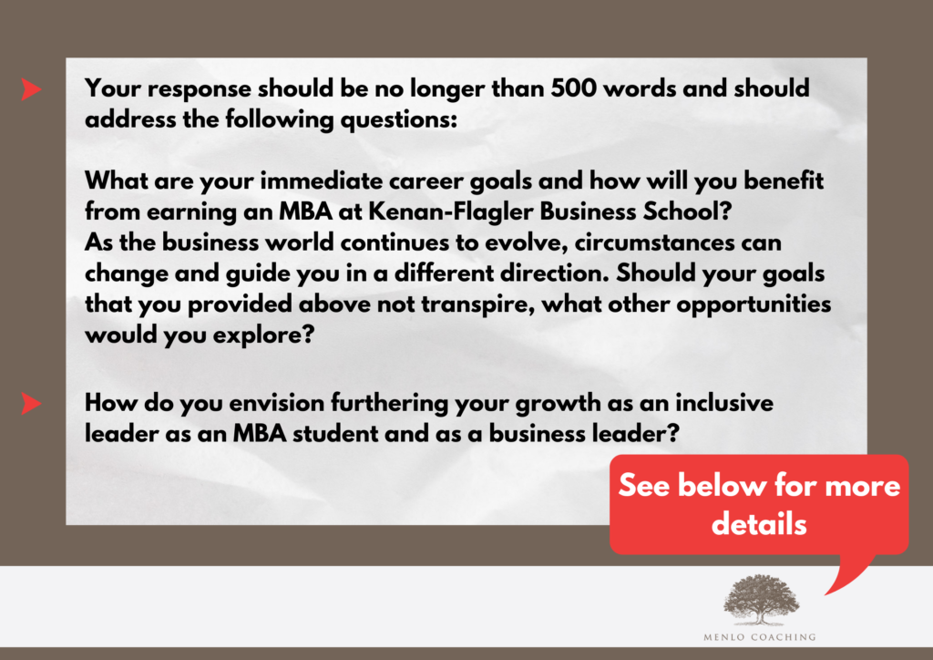 UNC MBA Essay 2022-2023 — MBA Essay prompts for UNC Kenan-Flagler Business School